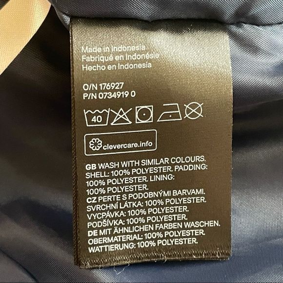 H&M Toddler Navy Blue Puffer Jacket - Picture 7 of 7